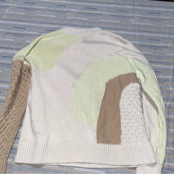 COS Pastel Mixed Knits Wool Cotton Womens Pullover Sweater XS - Picture 8 of 8